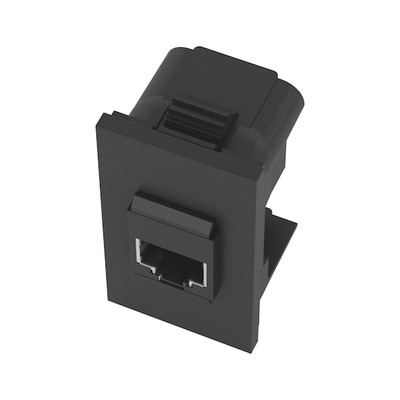 Network coupling for perforated wall CRAFT - NETWCUPL-CRAFT-BLACK-26,5MM