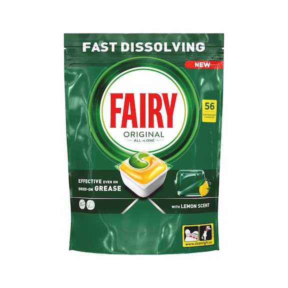 Dishwasher tablets FAIRY - DISHCLNR-TABS-FAIRY-ORIGINAL-56PCS
