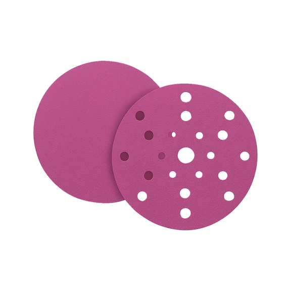 Dry sanding disc hook and loop