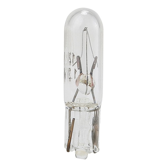 Glass socket bulb - BULB-W1,2W-CAR-12V-1,2W