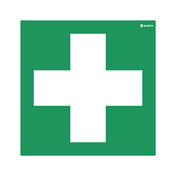 Cartello pronto soccorso, croce - 1