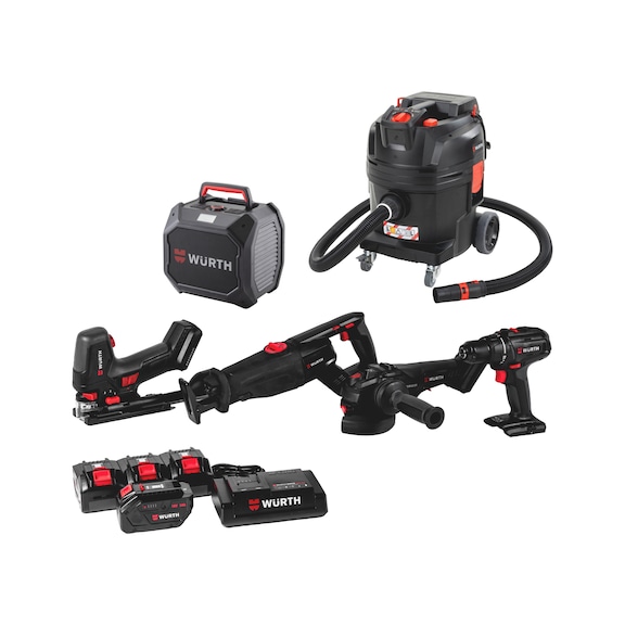 Pack MULTI machines 18 V M-CUBE pour bois - 11 pcs