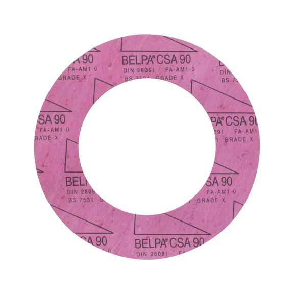 Flange gasket NBR synthetic fibre compound CSA-90