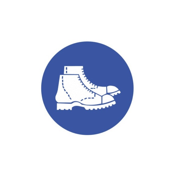 Mandatory sign - MANTRYSIGN-SAFETY-SHOES-190X190MM