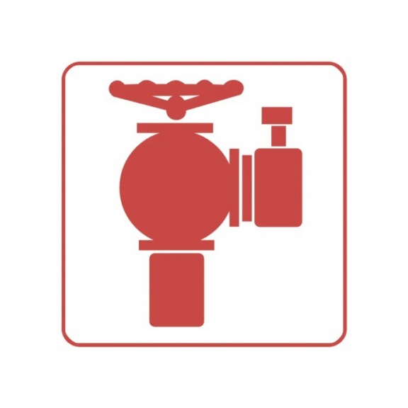 Fire sign - FPSIGN-FIRE-HYDRANT-190X190MM