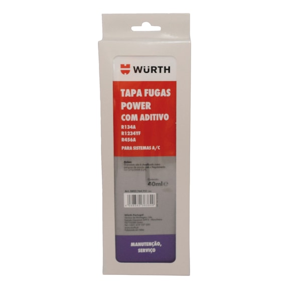 Tapafugas A/C autom&oacute;vel em seringa p. micro-fugas - TAPA-FUGAS A/C R134A/R1234YF AMAR. 40ML