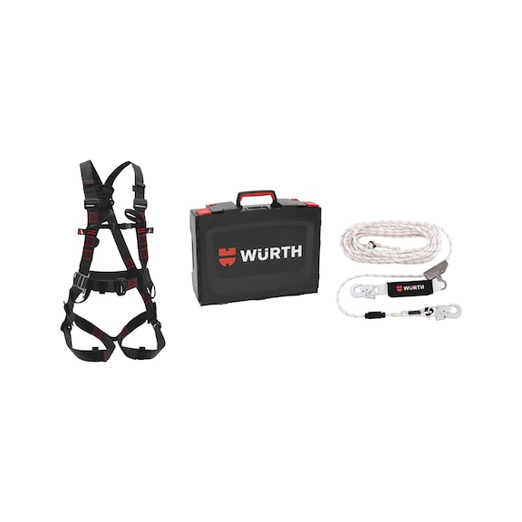 ROOF fall protection set with case - FALLPROT-SET-ROOF-W.CASE