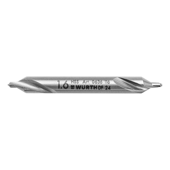 HSS centre drill bit - DRL-CENT-MET-DIN333-A-D1,6MM