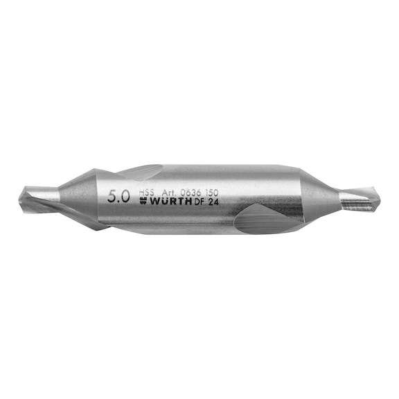 HSS centre drill bit - DRL-CENT-MET-DIN333-A-D5,0MM