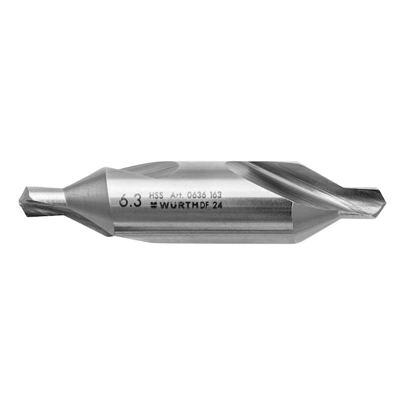 HSS centre drill bit - DRL-CENT-MET-DIN333-A-D6,3MM