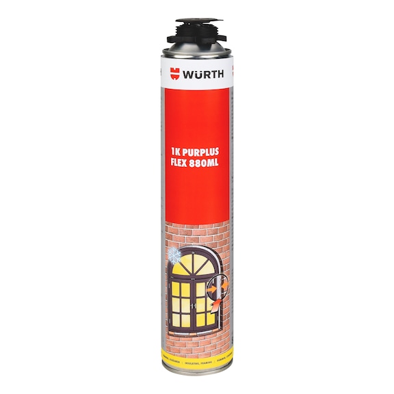 1C gun foam Flex foam - GUNFM-1C-(PURPLUS-FLEX)-880ML