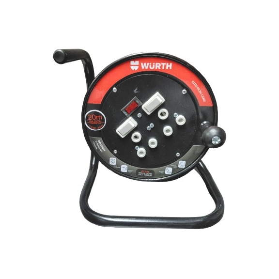 Steel cable reel - CBLREEL-STEEL-16A-20M