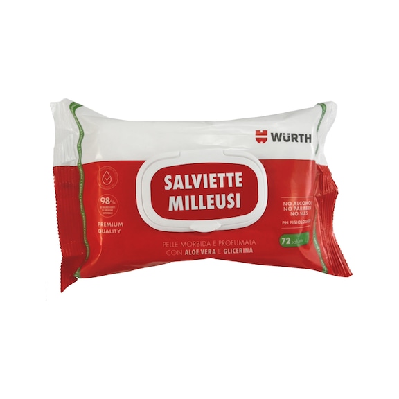 Salviette milleusi con Aloe Vera