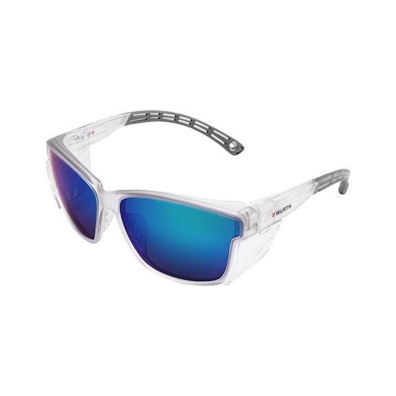 AURIGA safety goggles - SAFEGOGL-AURIGA-GREEN-MIRROR