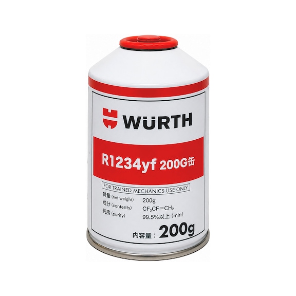 Air-conditioning refrigerant R-1234yf - REFRIG-R1234YF-REFILL-200G