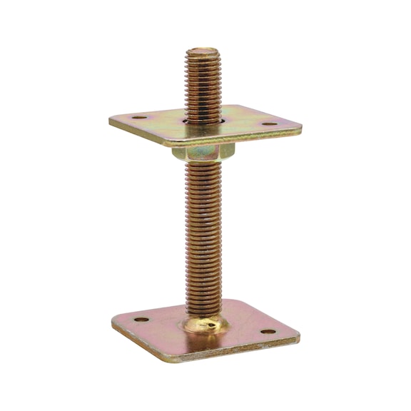 Post holder adjustable zinc plated