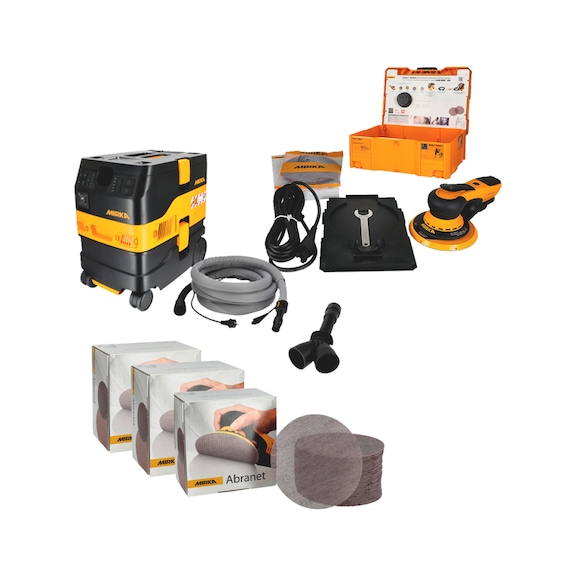 Sanding kit Mirka KIT2605JWOMDE - SND-SET-MIRKA-KIT2605JWOMDE-DEROSII-SYS