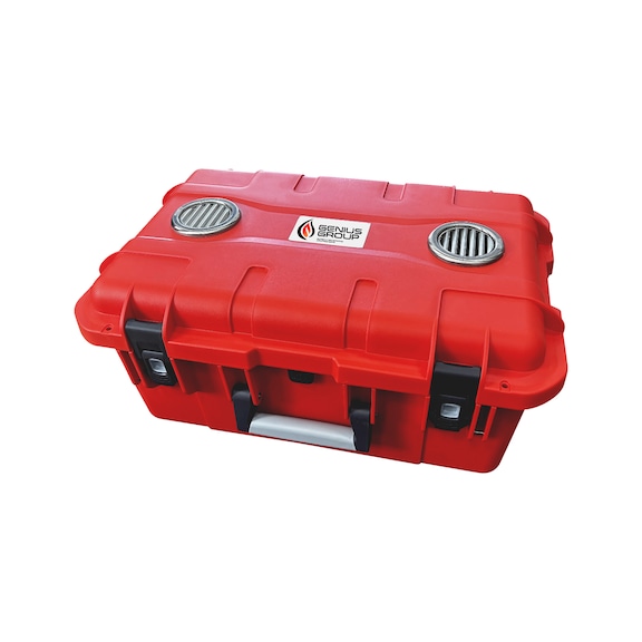 Fire protection case - CASE-FP-S-RED-BTRY-600X400X280MM