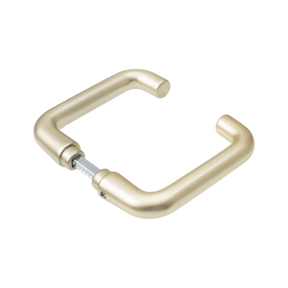 T&uuml;rdr&uuml;ckerpaar AL 120/1 - TD-ALU-AL120/1-F2-NEUSILBER
