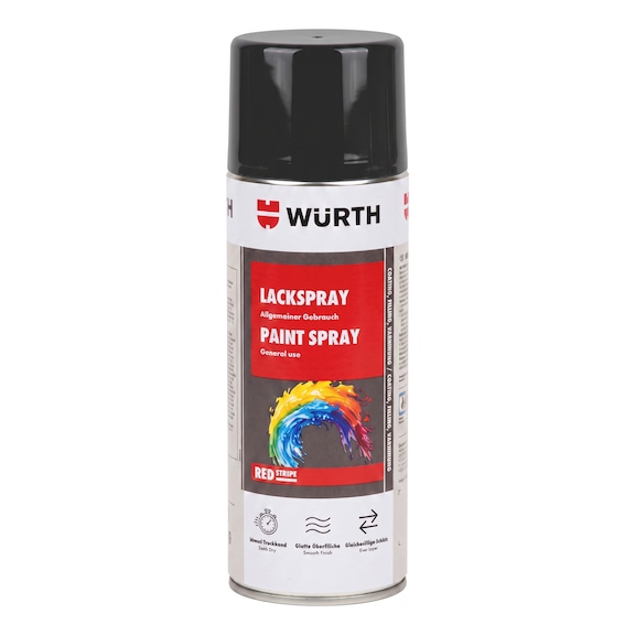 REDSTRIPE PAINT SPRAY - PNTSPR-RSC-BRIGHT-TRAFFICBLACK-400ML