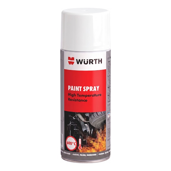 Paint spray High temperature - PNTSPR-HTEMP-R9010-BRGHT-PUREWHTE-300ML