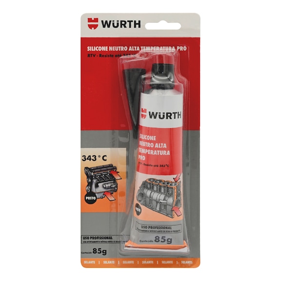 Engine sealing compound silicone RTV 343 - ENGSEALCOMPD-SIL-NEUT-PRO-BLST-BLACK-85G
