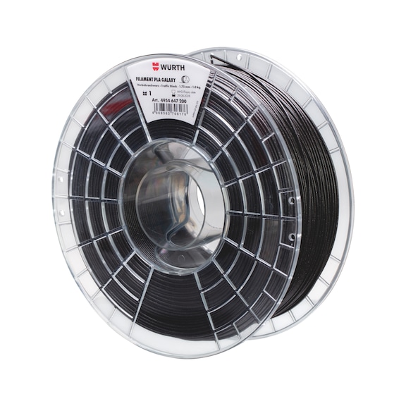 Filament PLA galaxy - PRNTMATL-PLA-GALAXY-BLACK-D1,75MM-1KG