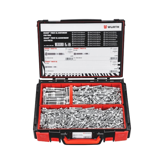 SHARK TWIST XL 2K Allzweckd&uuml;bel Sortiment - DBL-SYSKO-(SHARK TWIST XL)-KST-530PCS