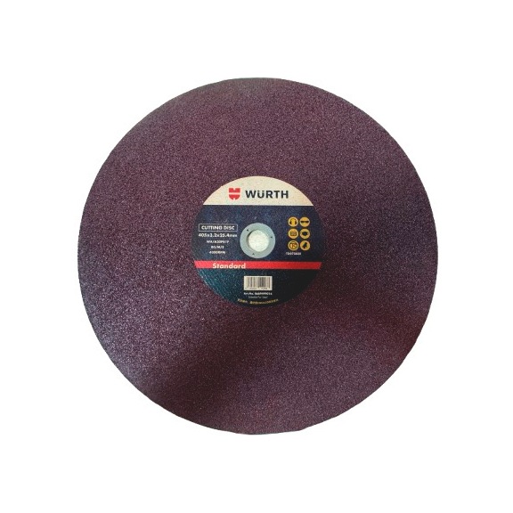Cutting discs, W&Uuml;RTH, for stainless steel - CUTDISC-A2-TH3,0-BR25,4-D400MM