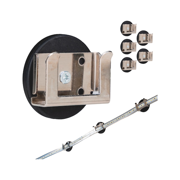 Magnetische Montageclip - MAGNEETBEUGEL-RVS-LEDSLANG