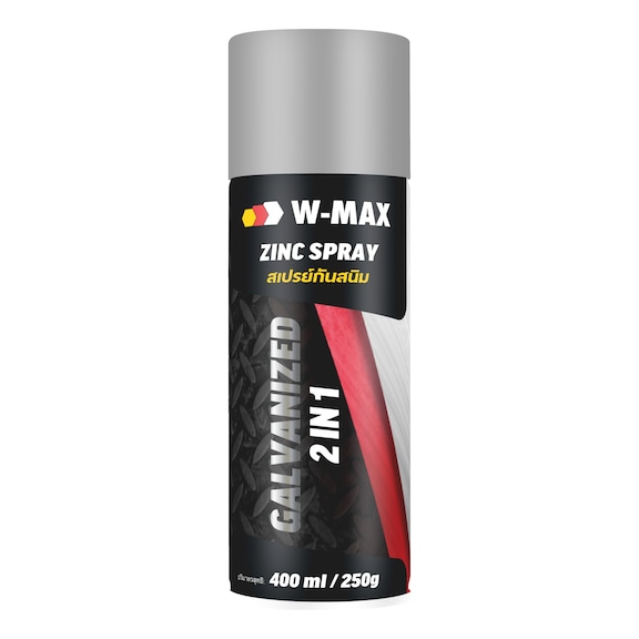 Zinc spray W-MAX - ZNSPR-(W-MAX)-GREY-400ML