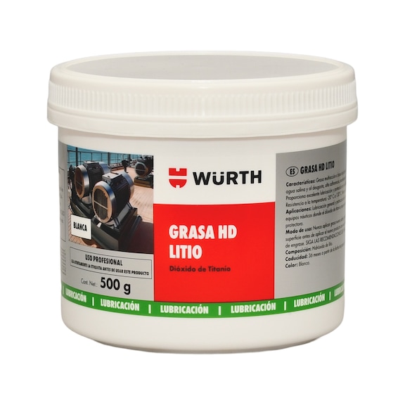 Lithium grease HD white - GRSE-LITHIUM-HD-WHITE-500G