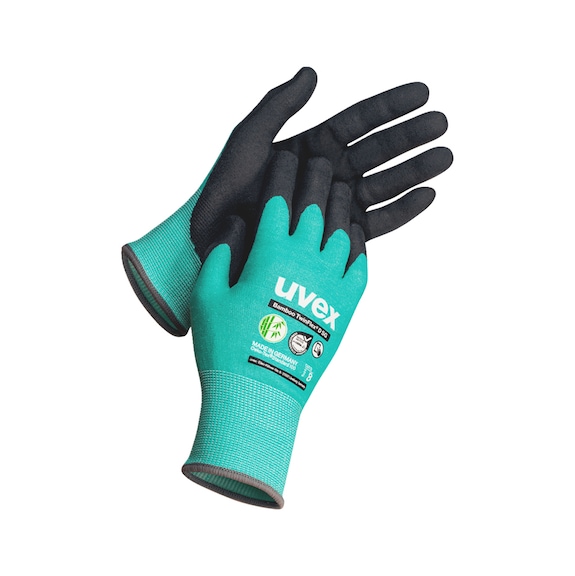 Cut-resistant glove UVEX BAMBOO TwinFlex D SG