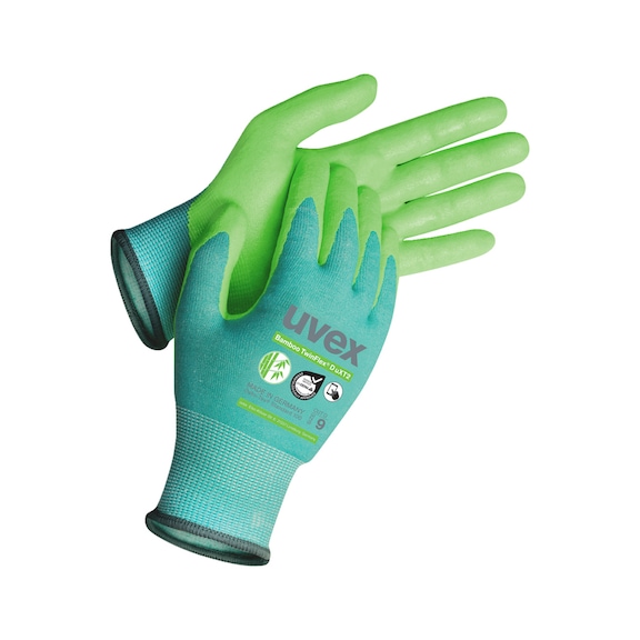 Cut-resistant glove UVEX BAMBOO TwinFlex D uXT2