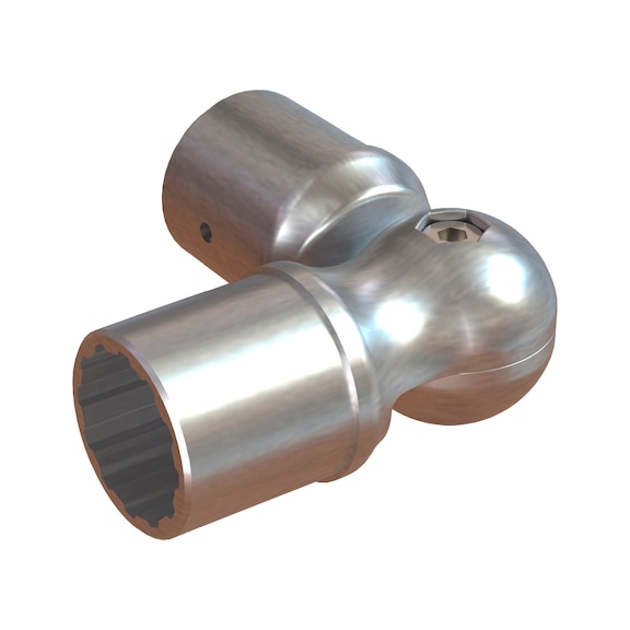 ECONOMY aluminium corner connector - CRNCON-ALU-HANDRAIL-KNEERAIL-35MM-47MM