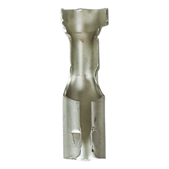 Flat plug contact, uninsulated - FLPLGCNTCT-BRASS-(0,5-2,0SMM)