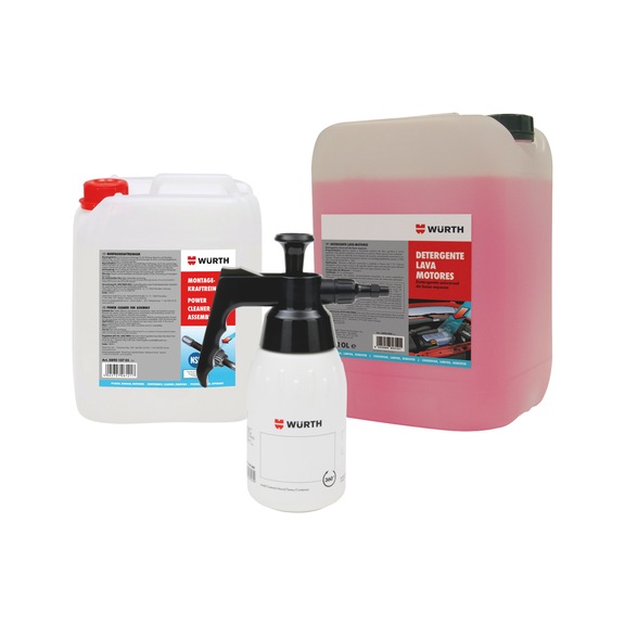 Conjunto Lava motores, Pulverizador 360 e Produto de limpeza - CONJ. LAVMOT.10L, PULV.1L, LIMP.5L, 3PCS