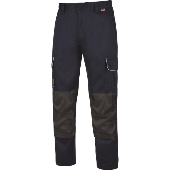 Pantalones de trabajo STAR POLY-COTTON - PANTALON STAR PC MARINO/NEGRO XS