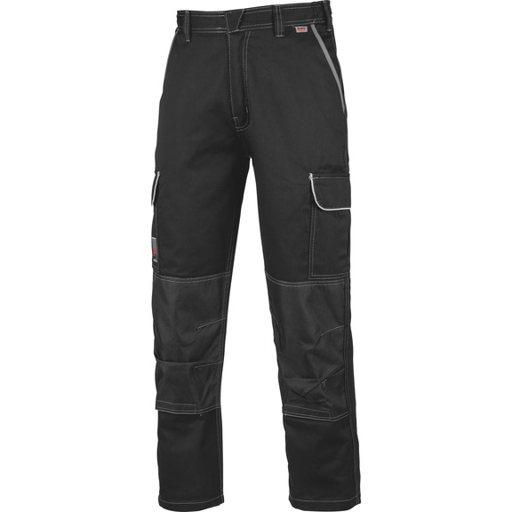 Pantalones de trabajo STAR POLY-COTTON - PANTALON STAR PC NEGRO/GRIS XL