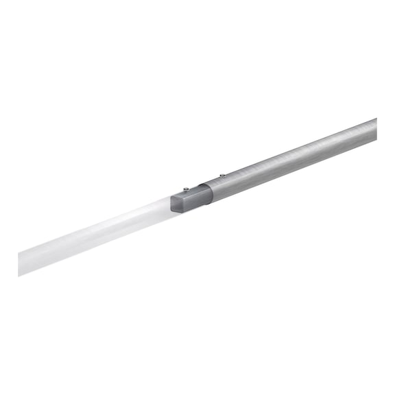 ECONOMY knee rail with aluminium connector - KNEERL-WITH-CONNECTOR