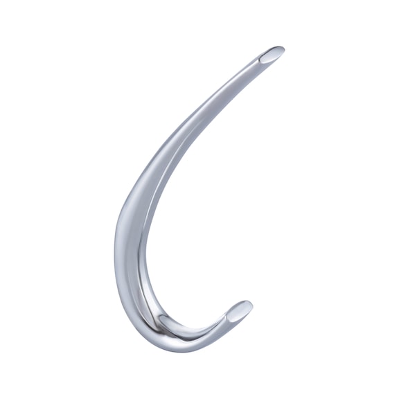 KH-ZD 15 clothes hook - CLTHHOK-KH-ZD-15-CHR-POL