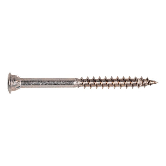 ASSY<SUP>®</SUP> 4 A2 TH universal screw Plain A2 stainless steel, partial thread, top head - 1