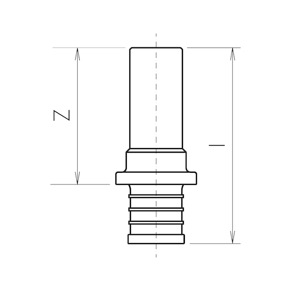 PRINETO adapter fitting Eurocone soft-sealing - TRNSN-PRINETO-(16-EURO15)