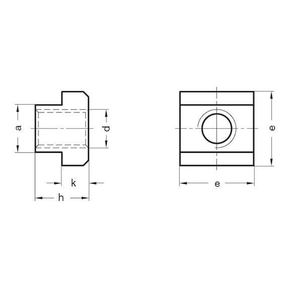 50 Dadi A T Con Griffe M3 - Acciaio Zincato Per Legno E Truciolare - Fai Da Te, Carpenterria, Montaggio - Foto 5