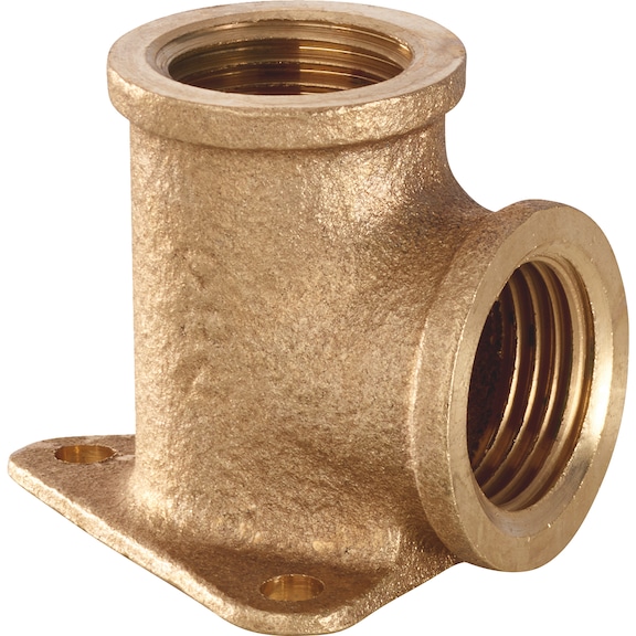 Ceiling bracket with triangular flange EN1254, gunmetal, 3471 - FITT-CEILANGL-EN1254-GM-1/2IN-3471