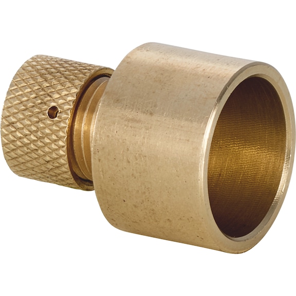 Bleeder cap EN1254, gunmetal, 4301D - FITT-ENTL-CAP-EN1254-ILE-RG-15-4301D