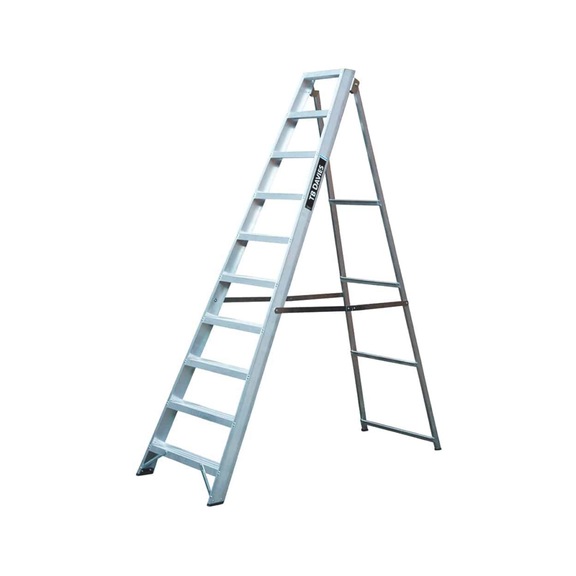 Swingback Step Ladders  Heavy-Duty - LDRSTEP-HEAVYDUTY-SWINGBACK-10TREAD