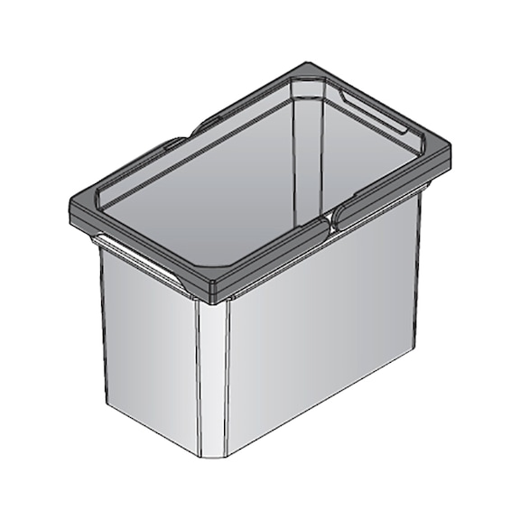 M&uuml;lleimer ENVI FREE - EIMER-(ENVI-FREE)-GRAU-7,5L-183X302X216