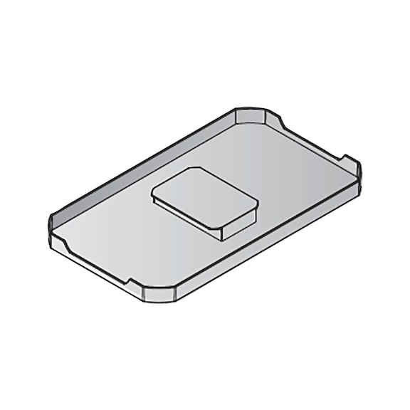 Cover For refuse bin ENVI FREE - LID-(F.BIN-ENVI-FREE)-GREY-183X302