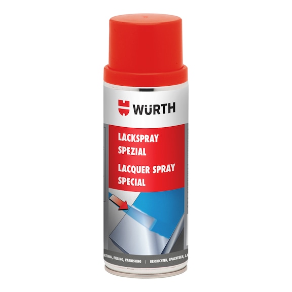 Peinture en spray, spéciale - BOMBE ROUGE FEU FLUOR.- 400 ML
